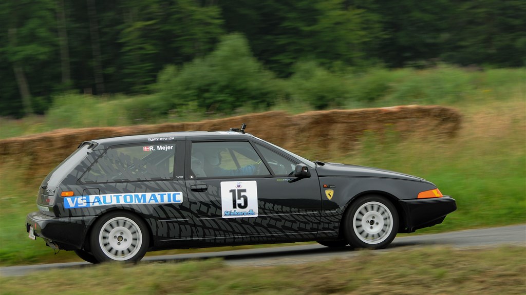 René Mejer var den store overraskelse i Nim Hillclimb, og kunne køre hjem med en generel 6. plads og en klassesejr i klasse 10A.
(Foto: rallypics.dk – Viggo Johansen)